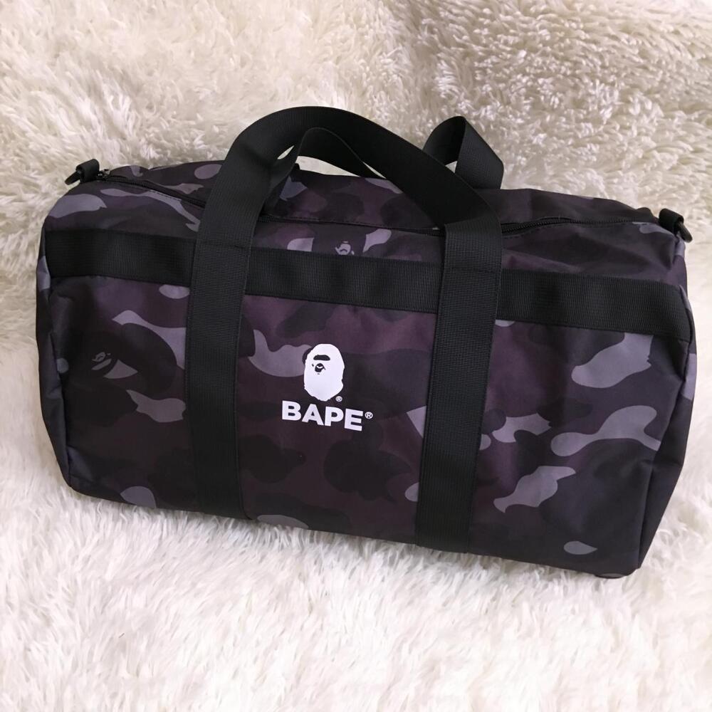 Bape Duffle Bag Camo BLACK